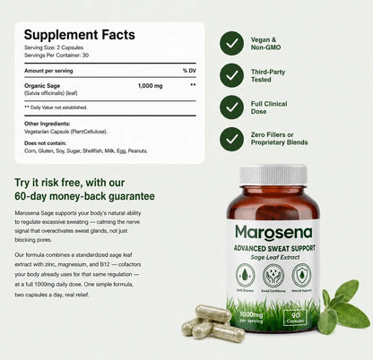 Sage Leaf Extract - Stop Excessive Sweating Naturally